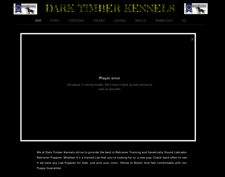 Darktimberkennels.com thumbnail