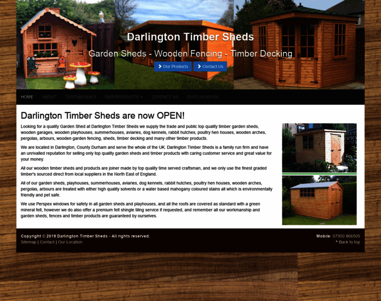 Darlington-timber-sheds.co.uk thumbnail