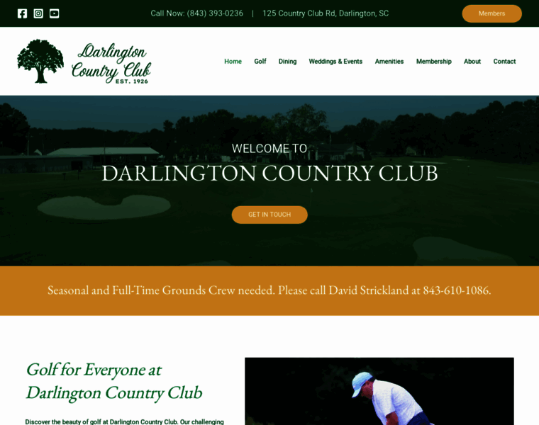 Darlingtoncountryclub.com thumbnail