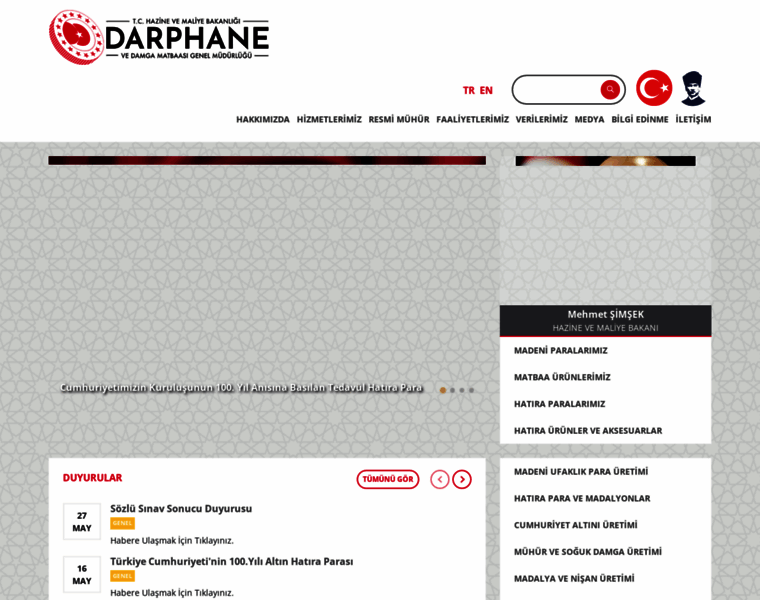 Darphane.gov.tr thumbnail