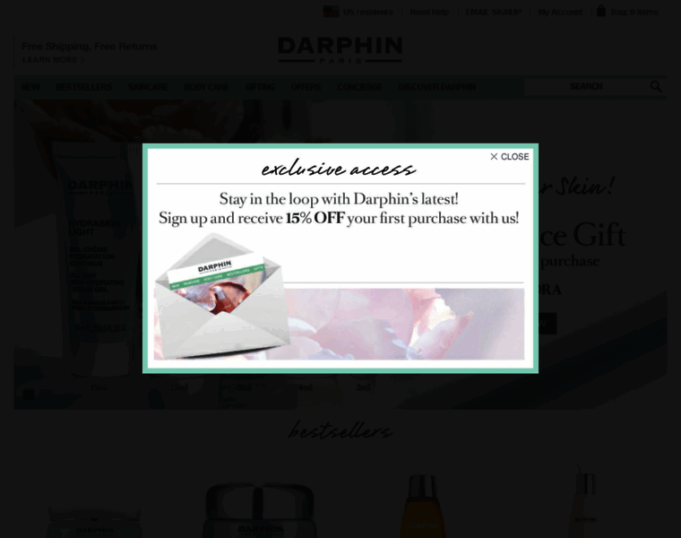 Darphin.com thumbnail