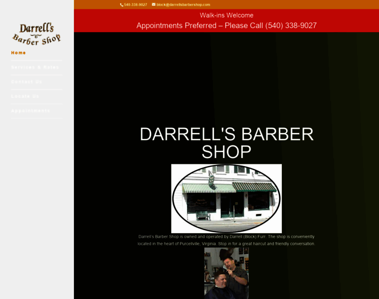 Darrellsbarbershop.com thumbnail