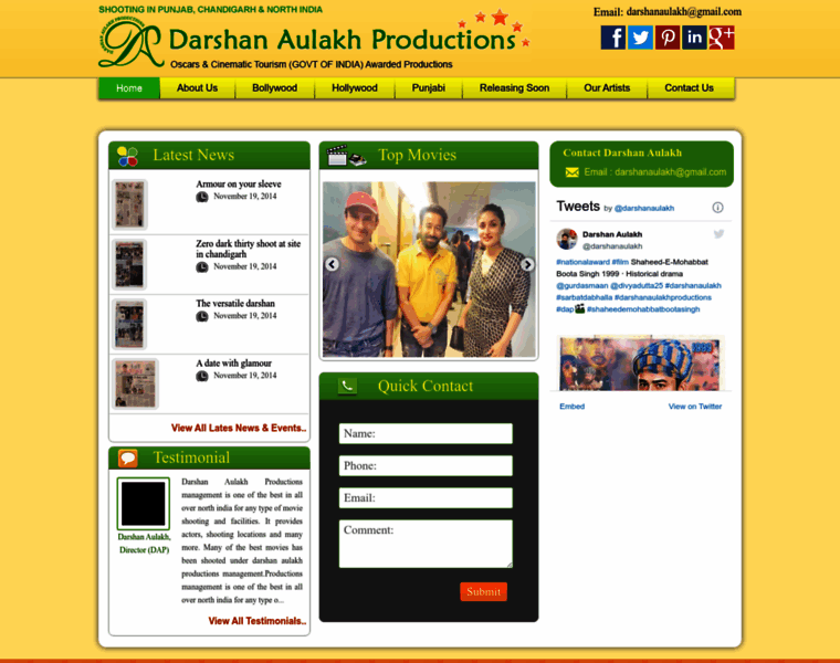 Darshanaulakhproductions.com thumbnail