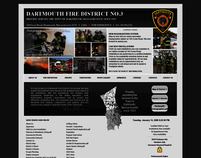 Dartmouthfiredistrict3.org thumbnail