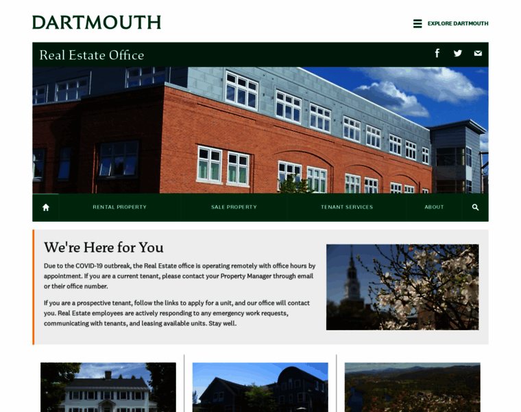 Dartmouthre.com thumbnail
