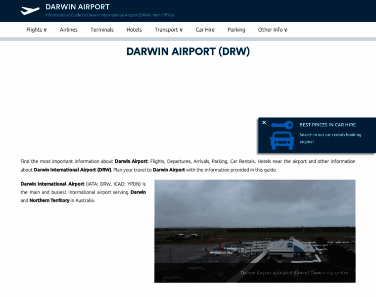 Darwin-airport.com thumbnail