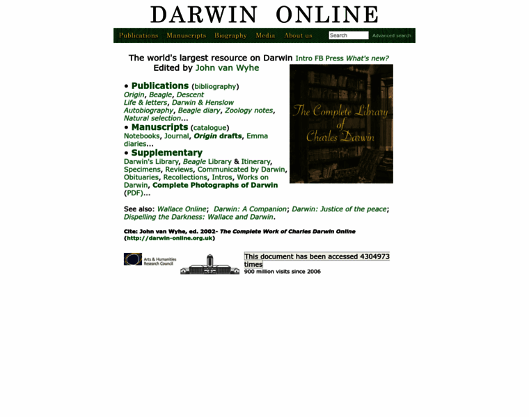 Darwin-online.org.uk thumbnail