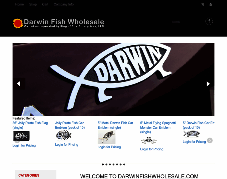 Darwinfishwholesale.com thumbnail
