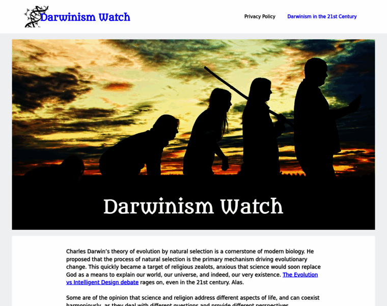 Darwinism-watch.com thumbnail