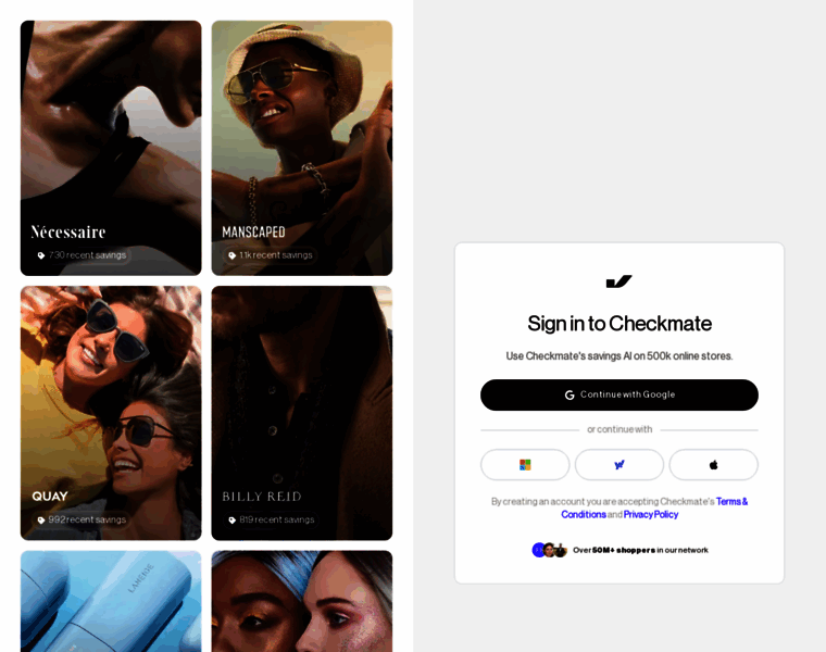 dashboard.joincheckmate.com at WI. Checkmate | Login