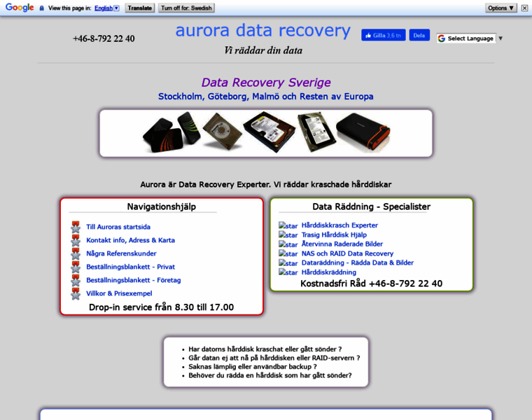 Data-recovery-sverige.se thumbnail