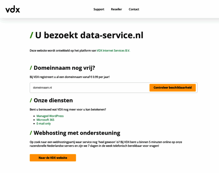 Data-service.nl thumbnail