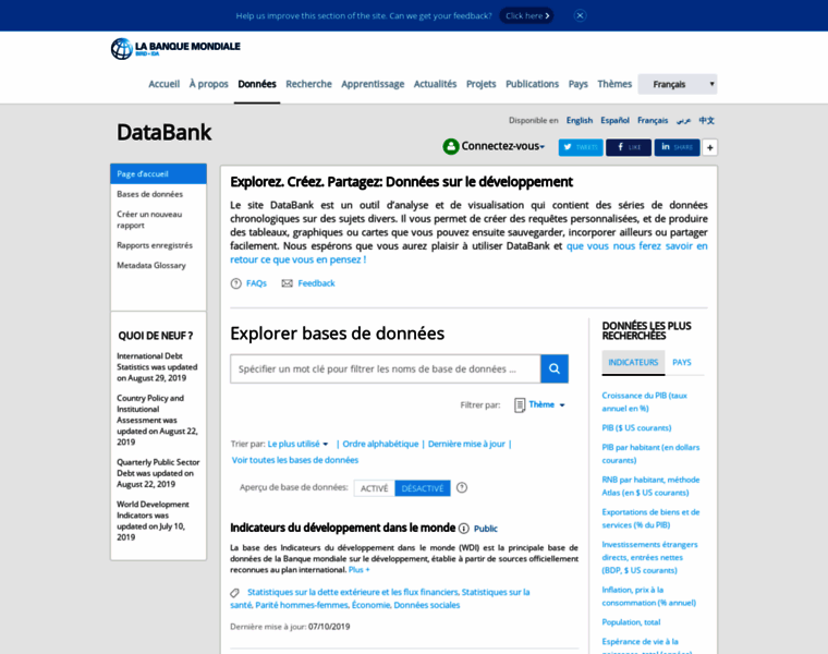 Databank.banquemondiale.org thumbnail