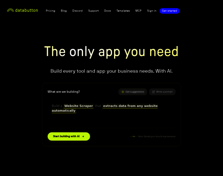 Databutton.com thumbnail Databutton.com thumbnail