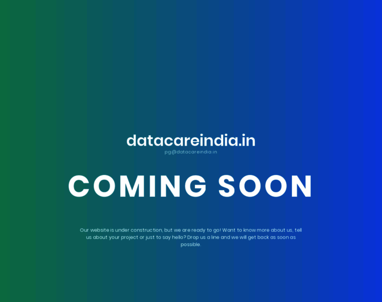 Datacareindia.in thumbnail