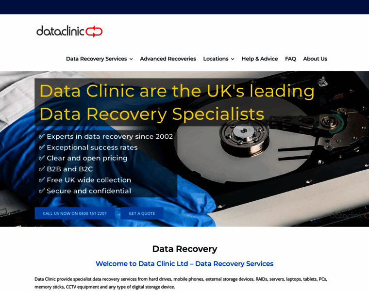 Dataclinic.co.uk thumbnail