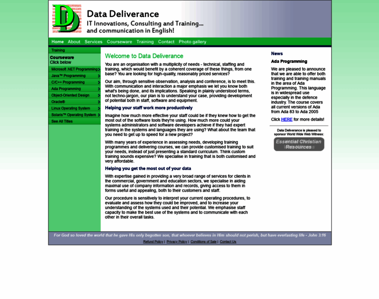 Datadeliverance.com thumbnail