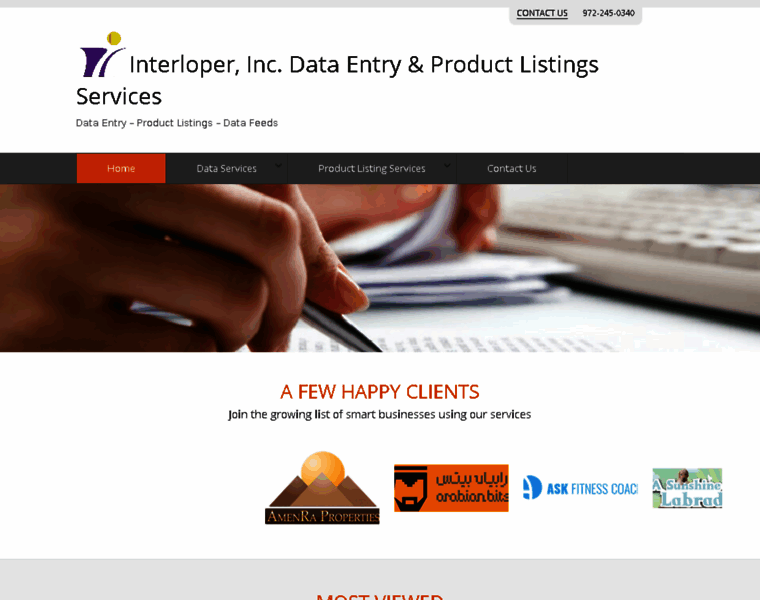 Dataentry-productlistingservices.com thumbnail