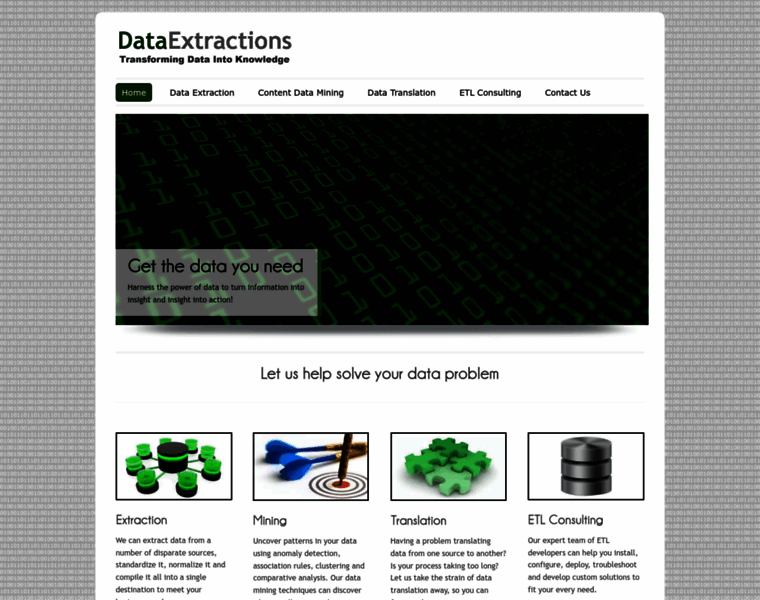 Dataextractions.com thumbnail