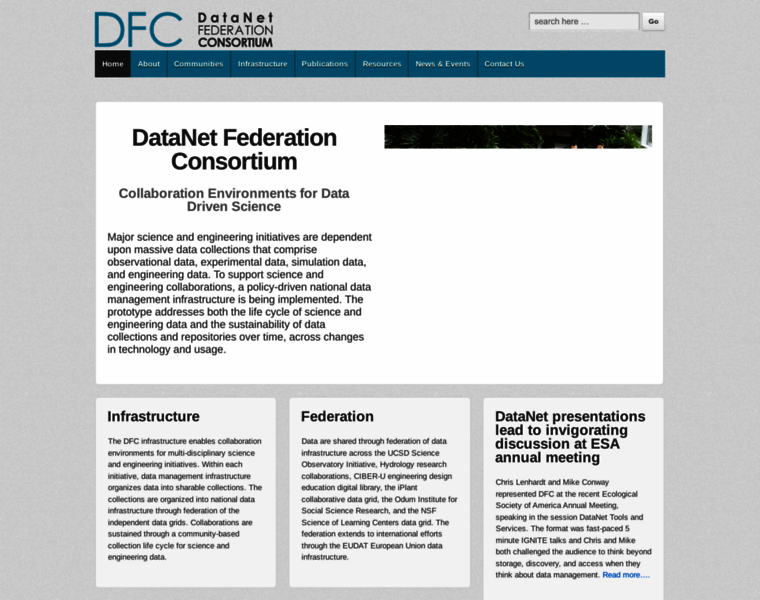 Datafed.org thumbnail