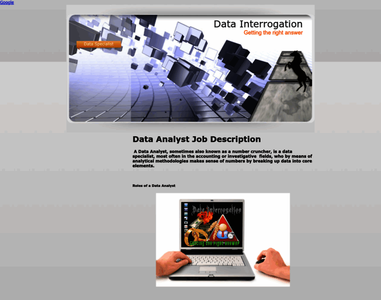 Datainterrogation.com thumbnail