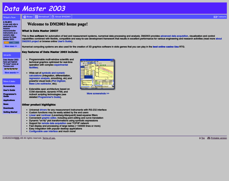 Datamaster2003.com thumbnail