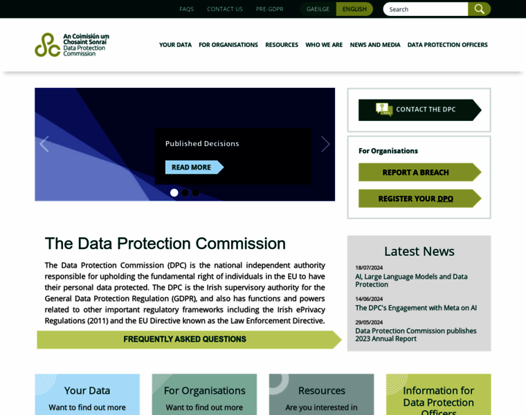 Dataprotection.ie thumbnail