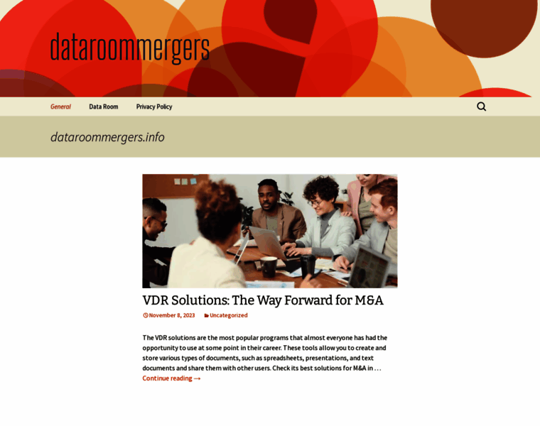 Dataroommergers.info thumbnail