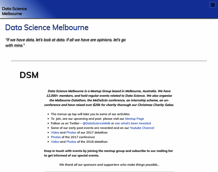 Datasciencemelbourne.com thumbnail Datasciencemelbourne.com thumbnail