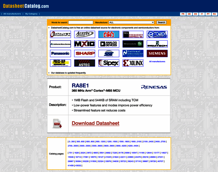 Datasheetcatalog.org thumbnail Datasheetcatalog.org thumbnail