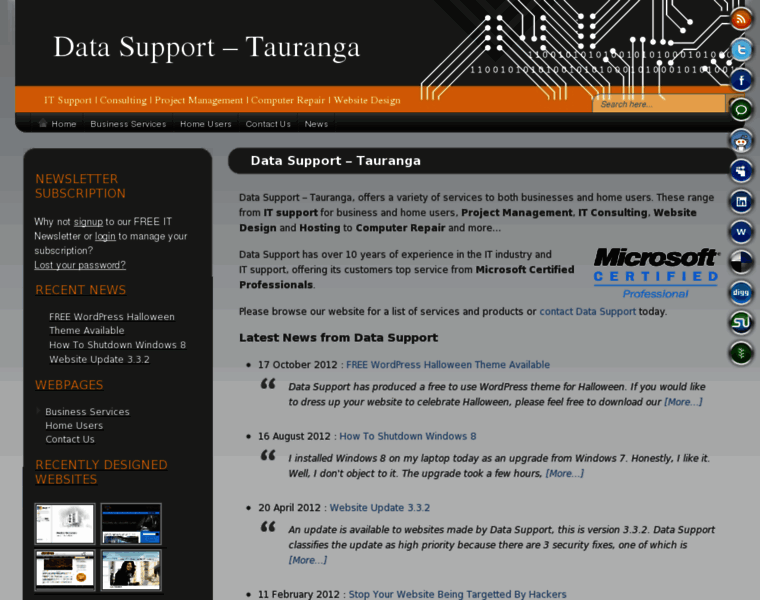Datasupport.co.nz thumbnail