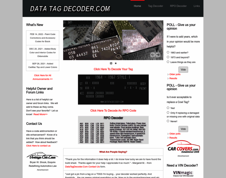 Datatagdecoder.com thumbnail