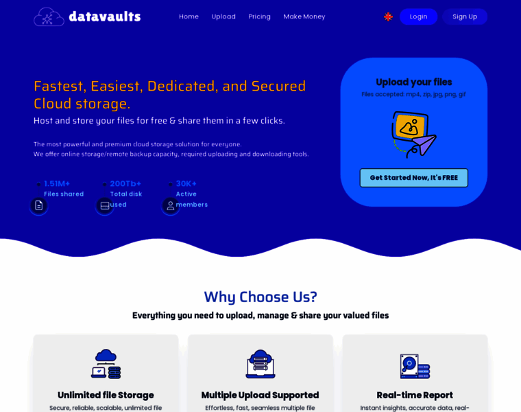 Datavaults.co thumbnail Datavaults.co thumbnail