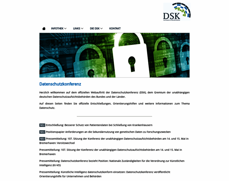 Datenschutzkonferenz-online.de thumbnail
