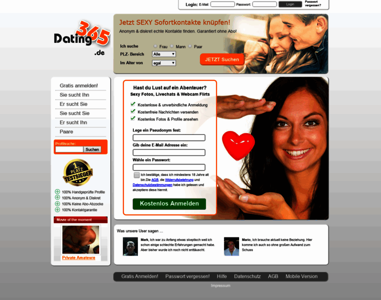 Dating365.de thumbnail