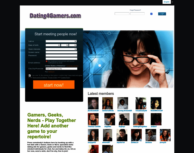 Dating4gamers.com thumbnail