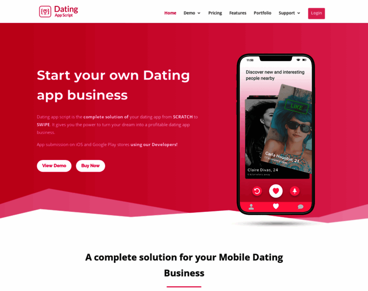 Datingappscript.com thumbnail