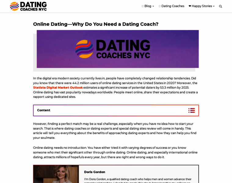 Datingcoachesnyc.com thumbnail