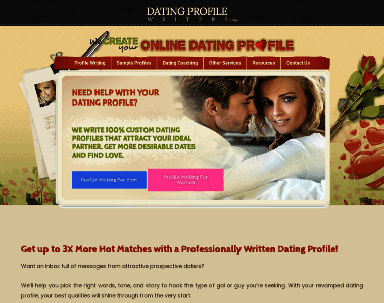 Datingprofilewriters.com thumbnail