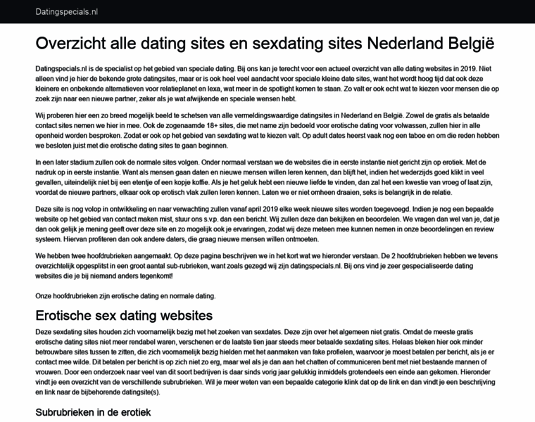 Datingspecials.nl thumbnail