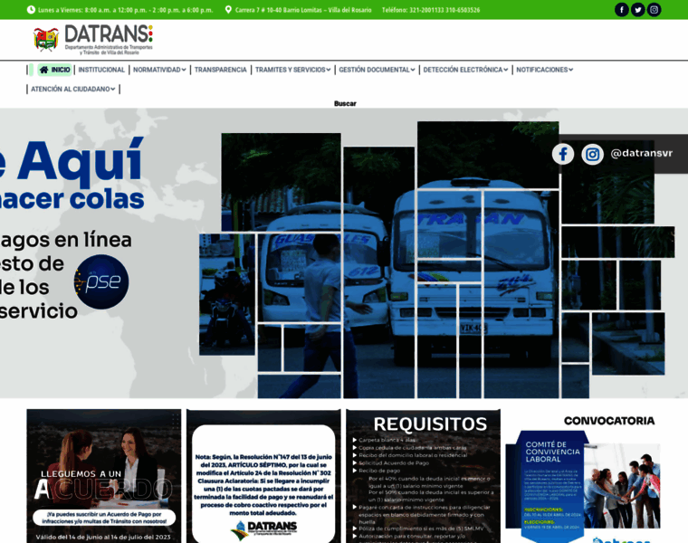 Datransvilladelrosario.gov.co thumbnail