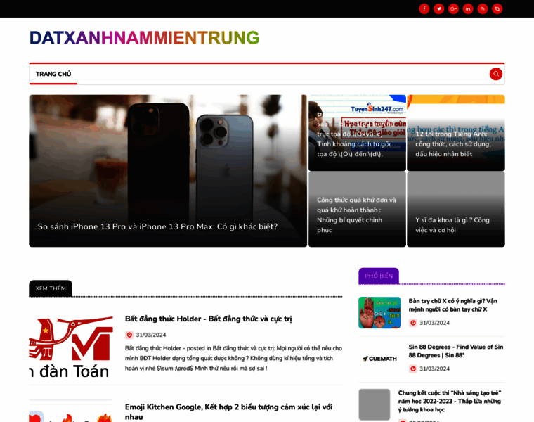 Datxanhnammientrung.com.vn thumbnail