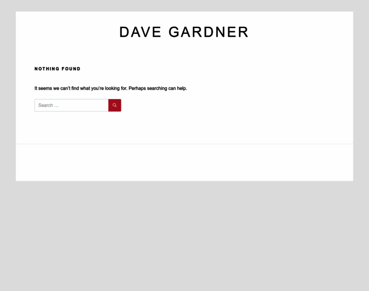 Davegardner.me.uk thumbnail