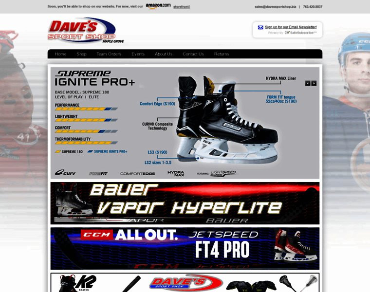 Daves-sportshop.com thumbnail