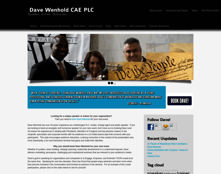 Davewenhold.com thumbnail