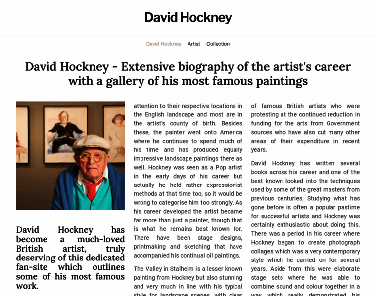 David-hockney.org thumbnail
