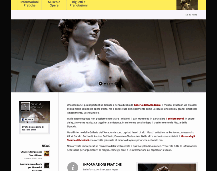 David-michelangelo.org thumbnail