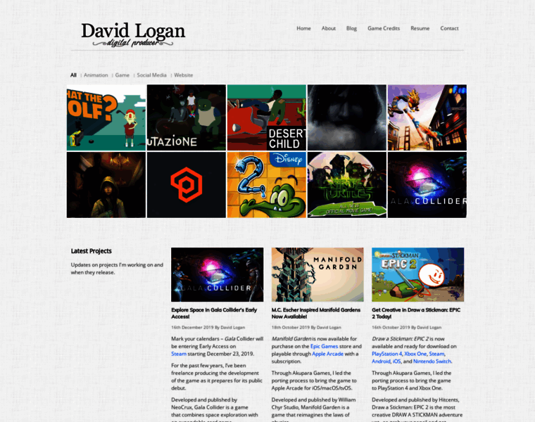 Davidclogan.com thumbnail