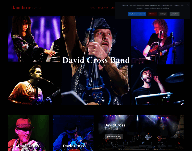 Davidcrossband.com thumbnail