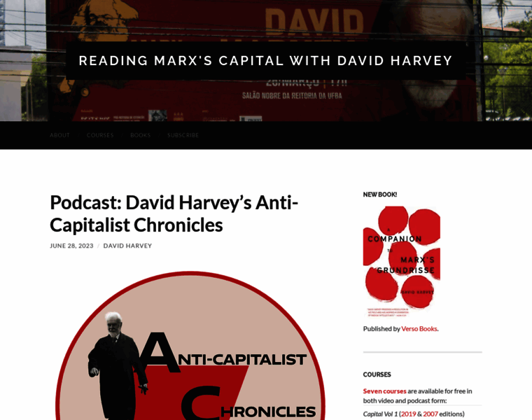 Davidharvey.org thumbnail